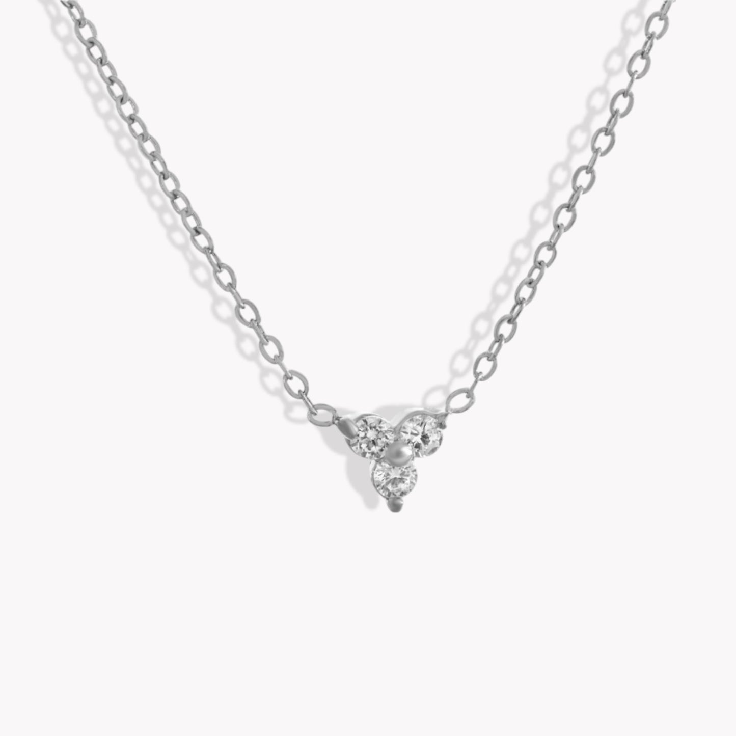 Silver Dainty Fauna Necklace