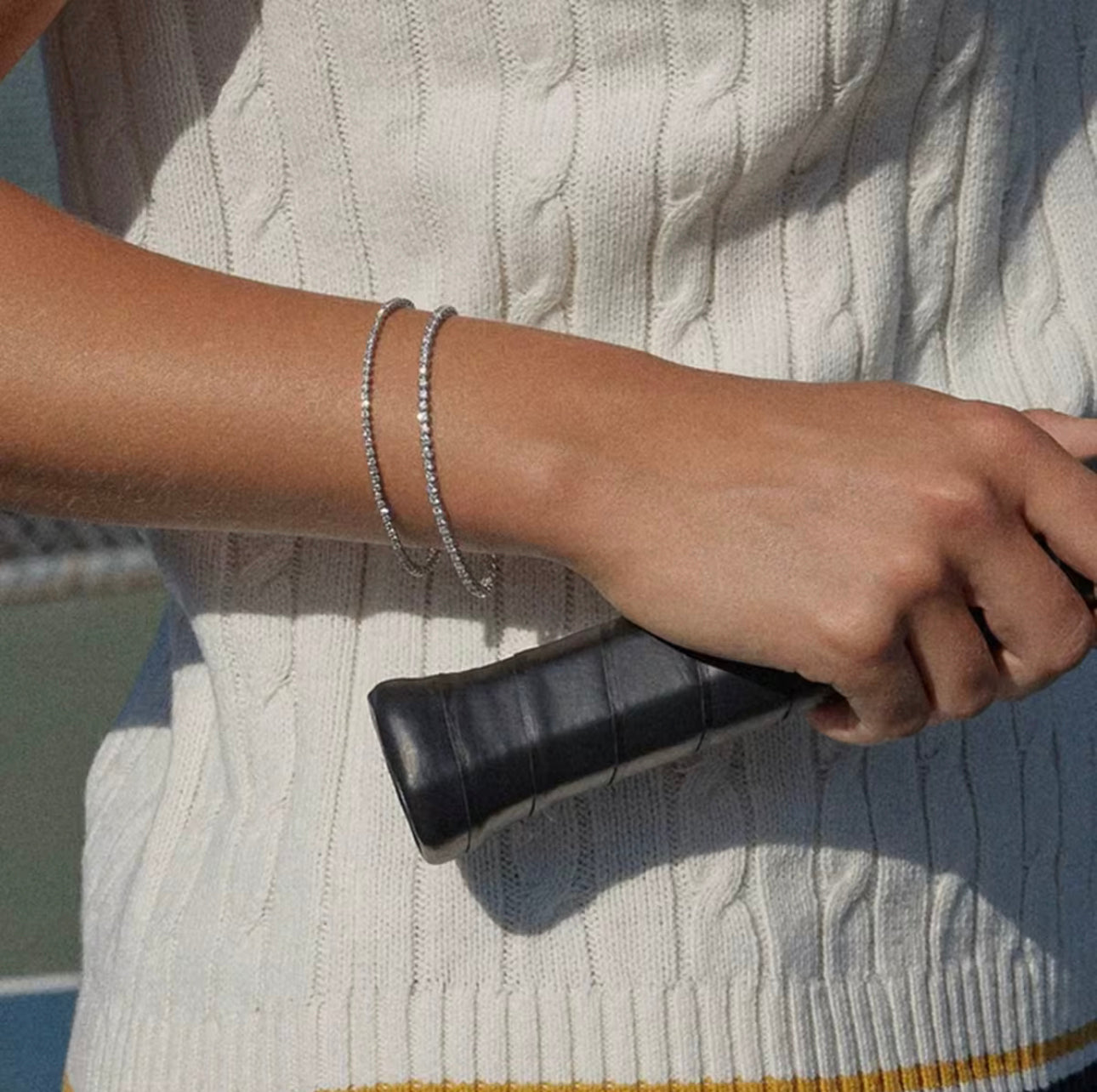 Slim Tennis Bracelet