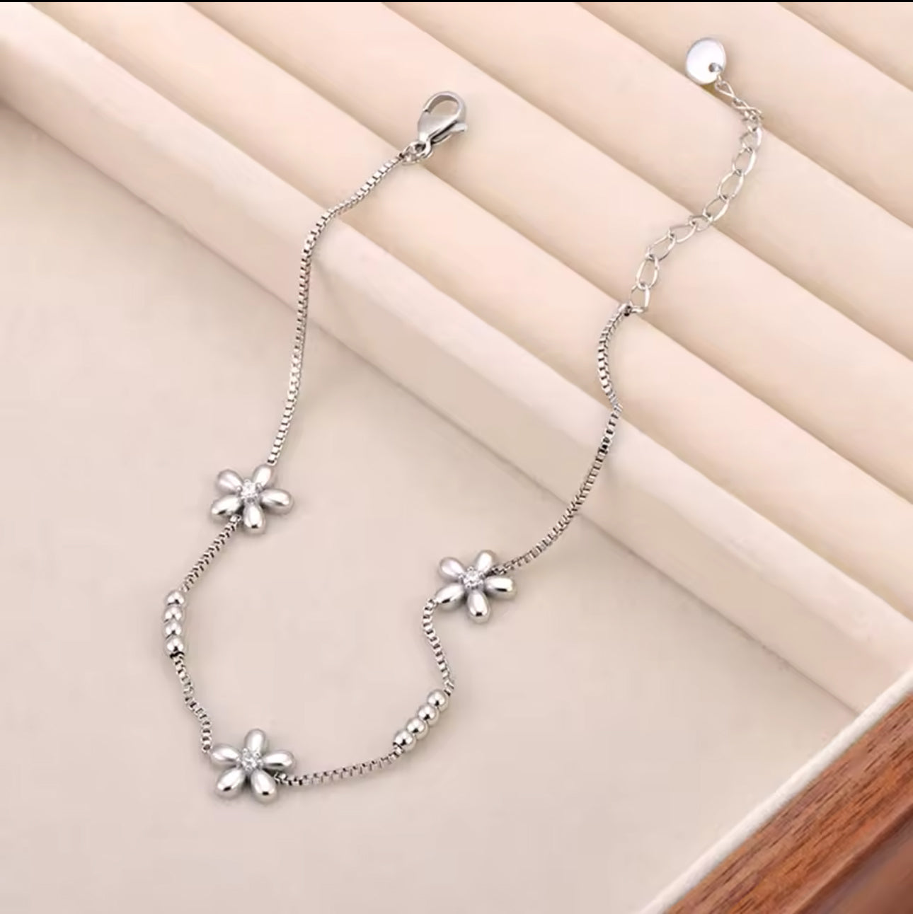 Silver Daphne Trilogy Bracelet
