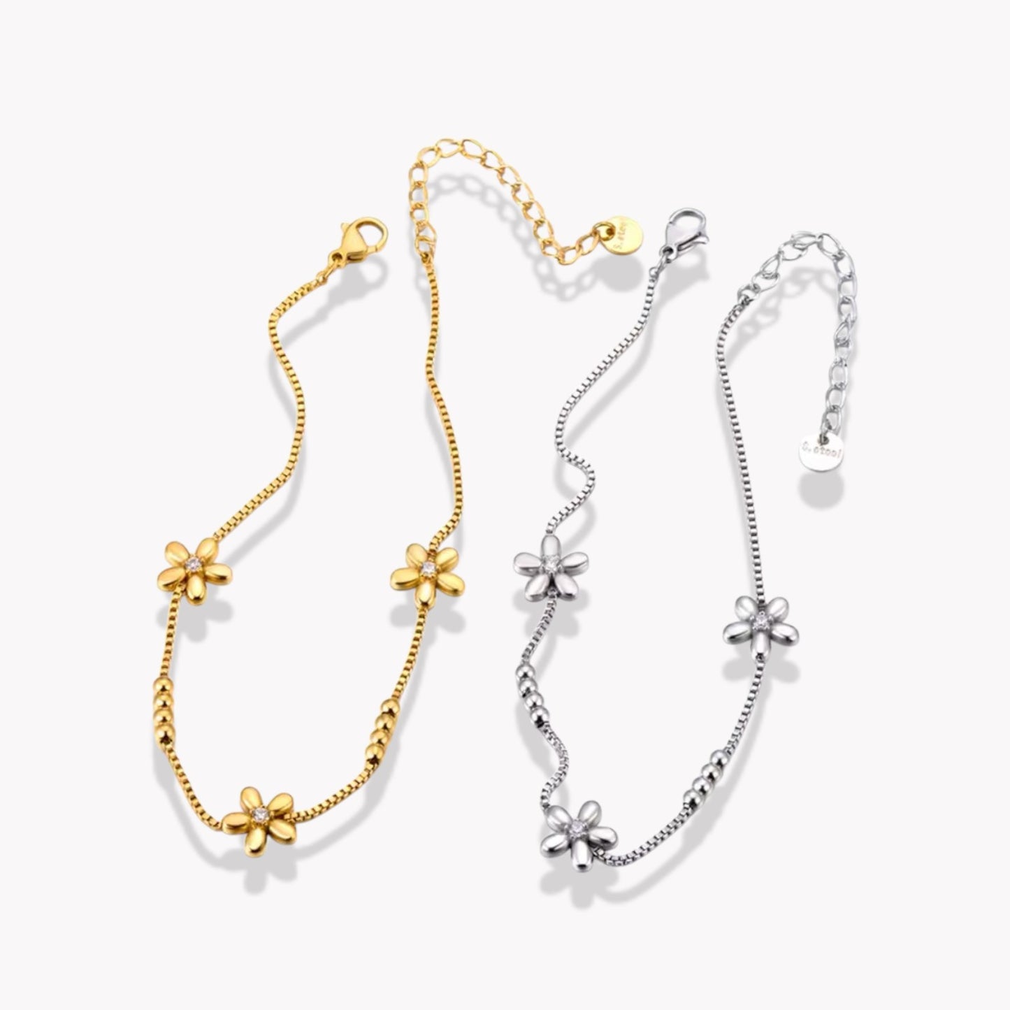 Silver Daphne Trilogy Bracelet