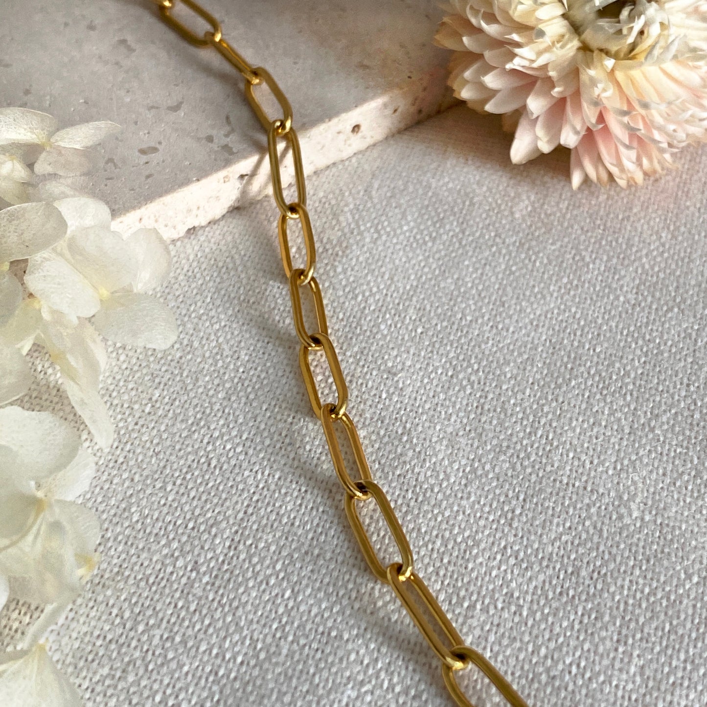 Slim Paperclip Bracelet