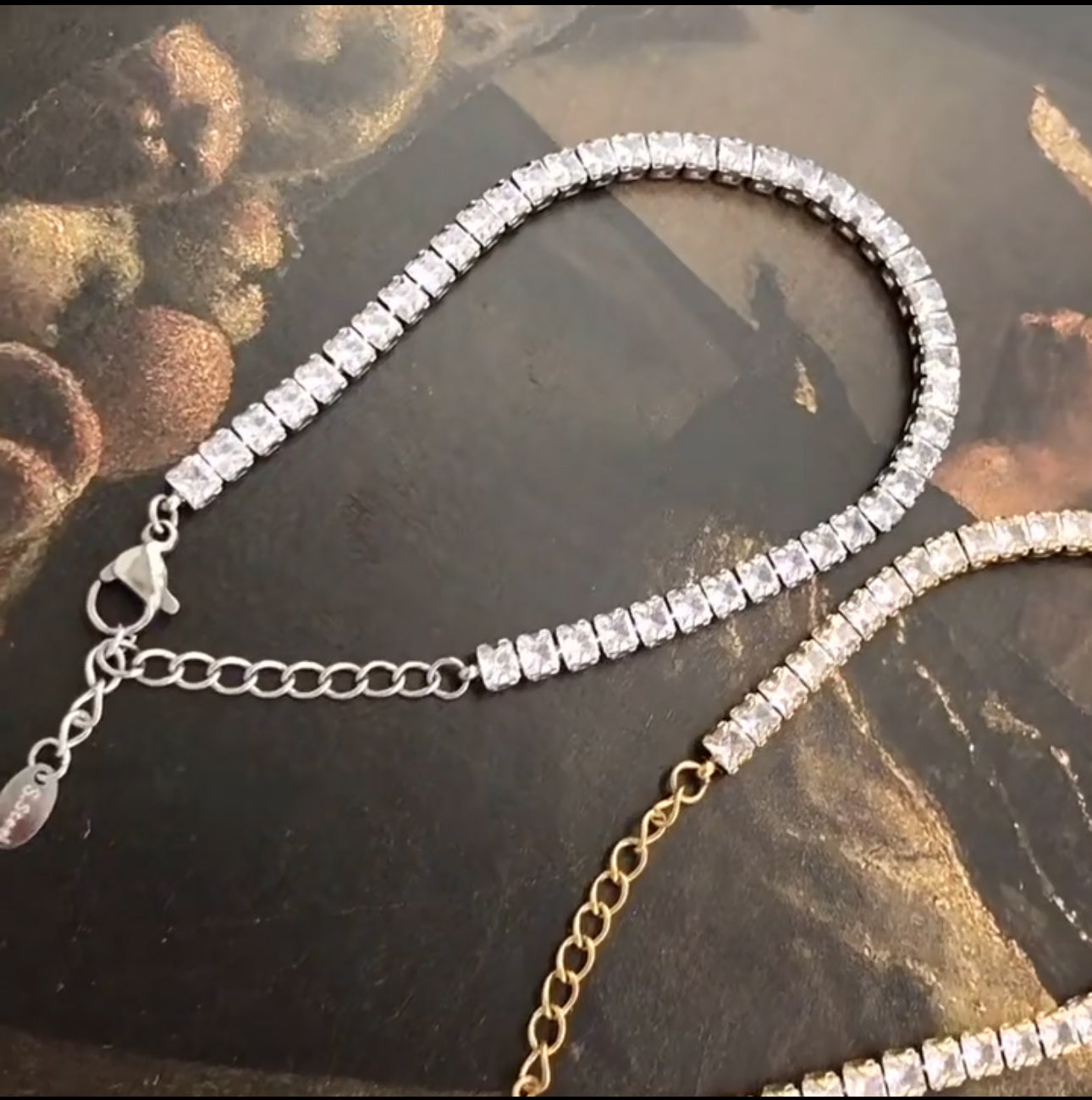 Silver Leah Tennis Bracelet