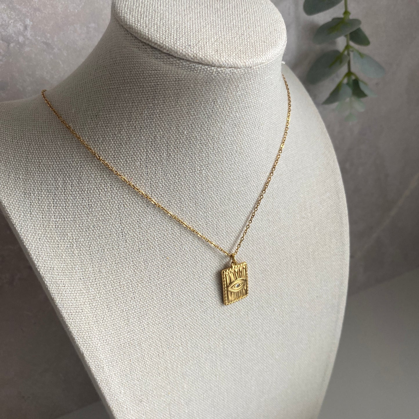 EX SAMPLE - Eye Pendant Necklace