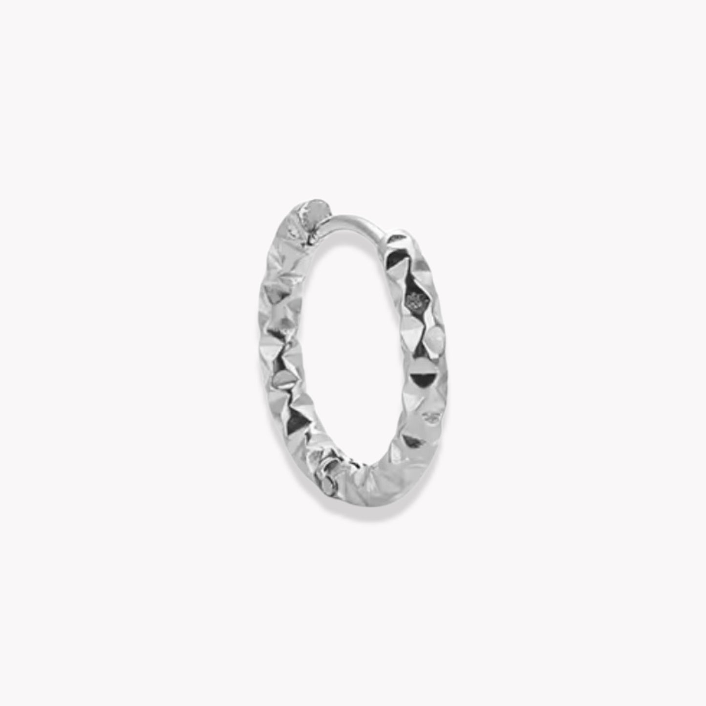 Silver Lexi Hooped Earrings