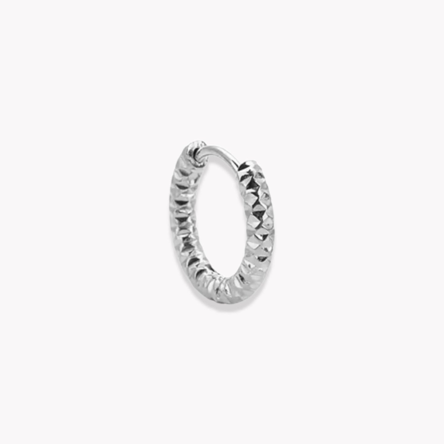 Silver Lexi Hooped Earrings
