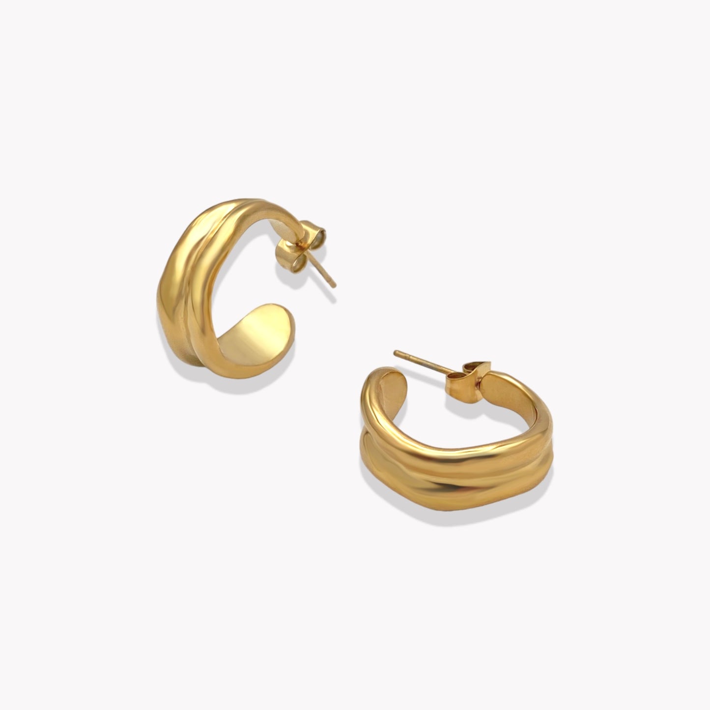 Lily Studded Hoops