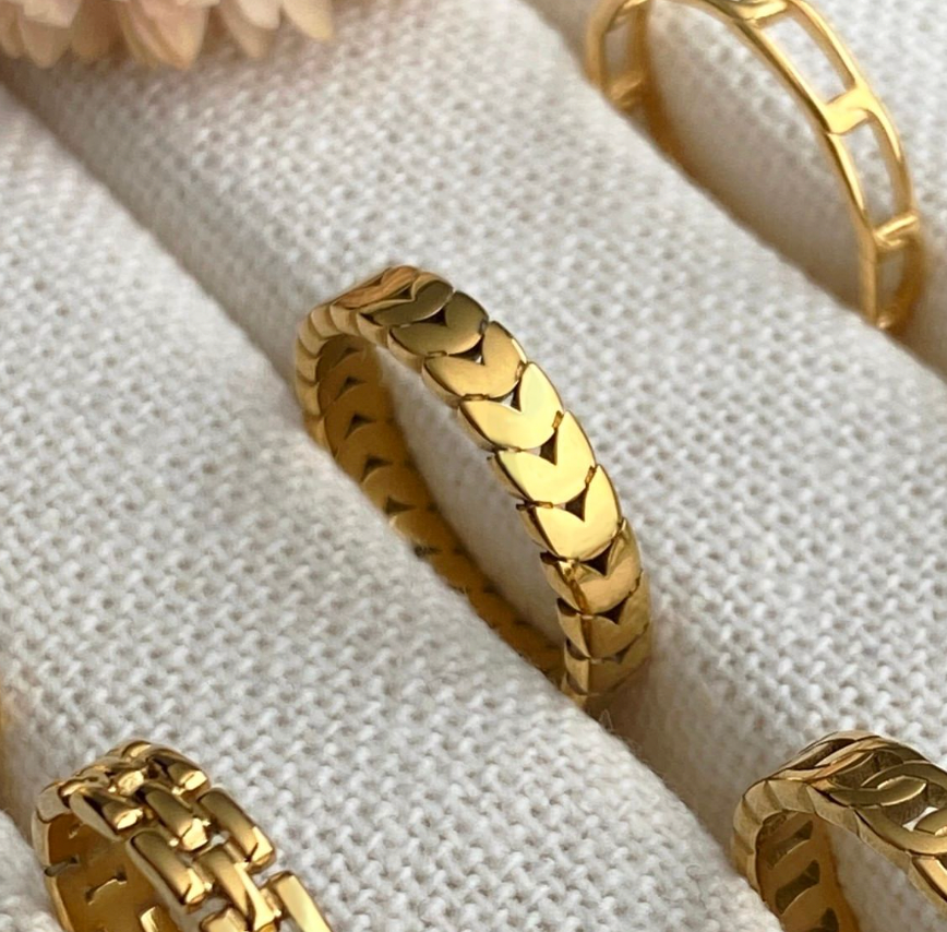 Olive Leaf Ring