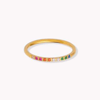 Dainty Rainbow Ring