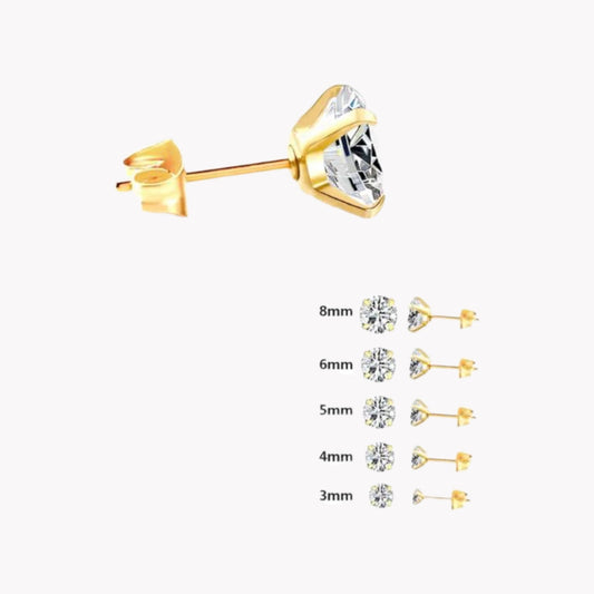 Crystal Stud Earrings