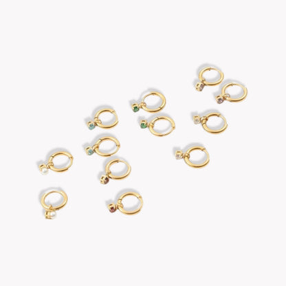 Mini Dot Hoops