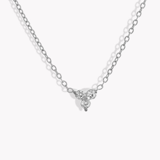 Silver Dainty Fauna Necklace