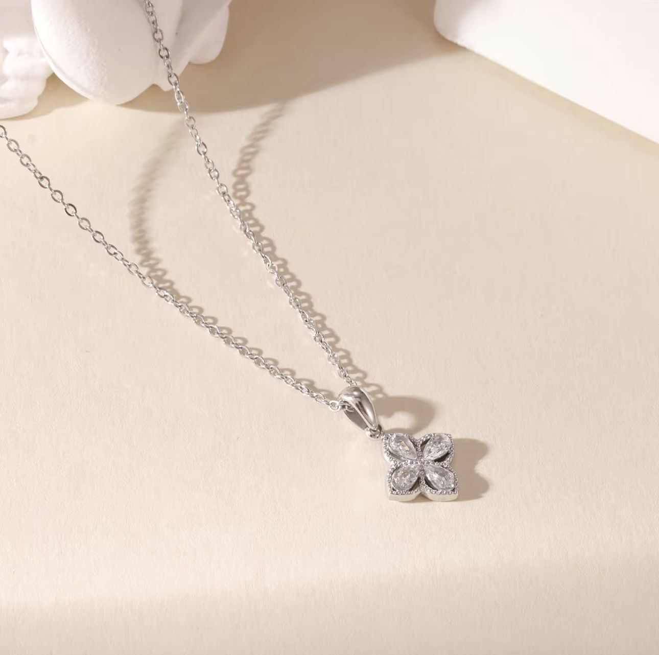 Silver Jessica Necklace