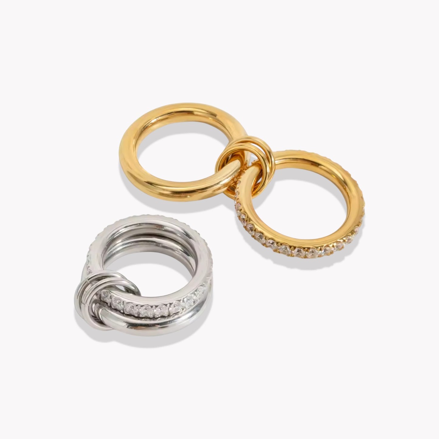 Silver Chunky Link Ring