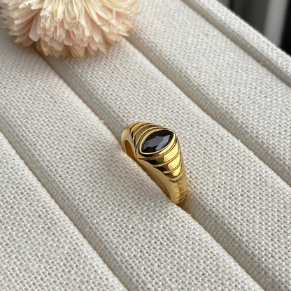 Onyx Eye Ring