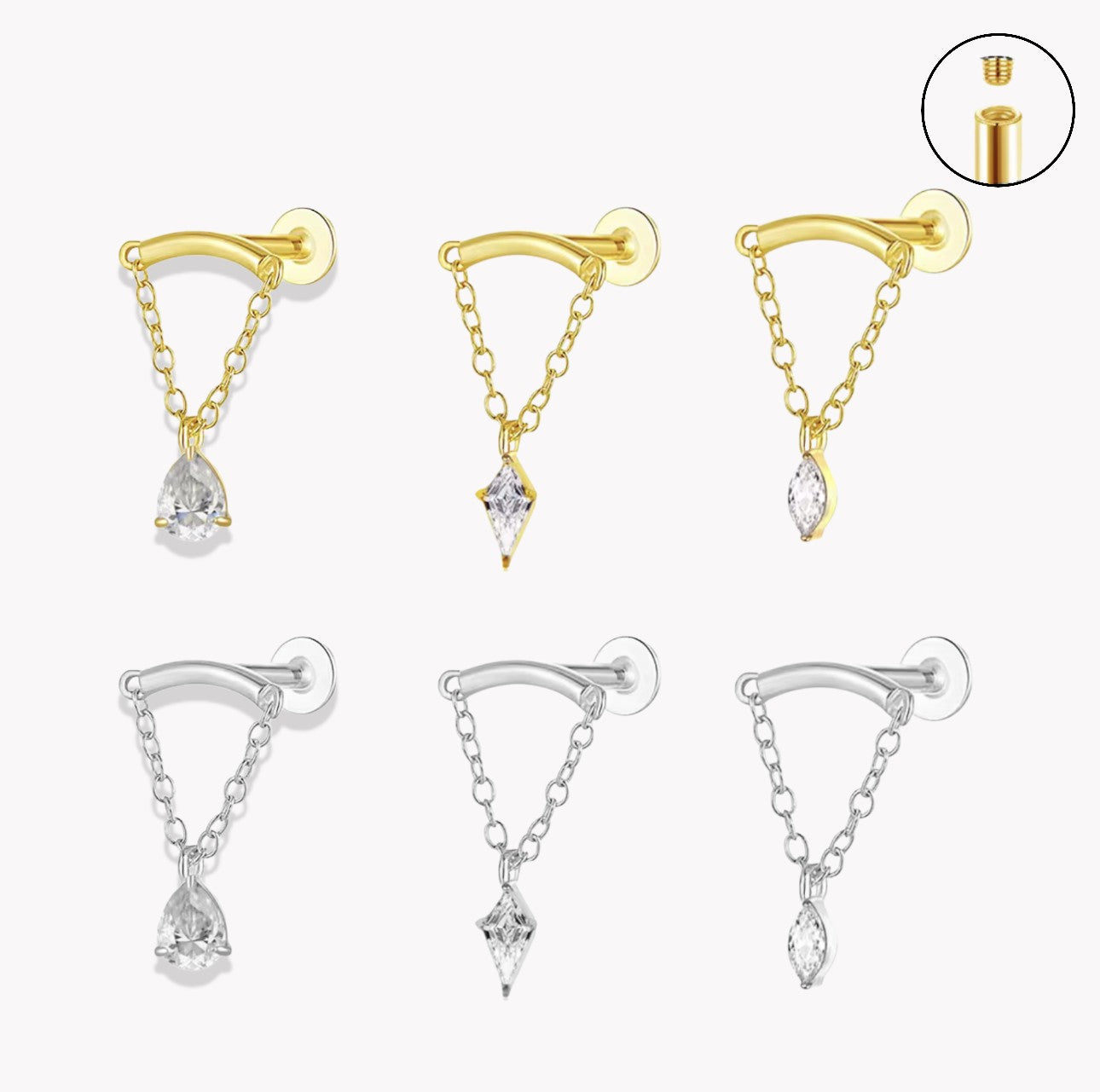 Hidden Helix Earrings