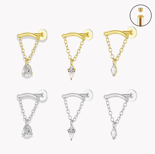 Hidden Helix Earrings