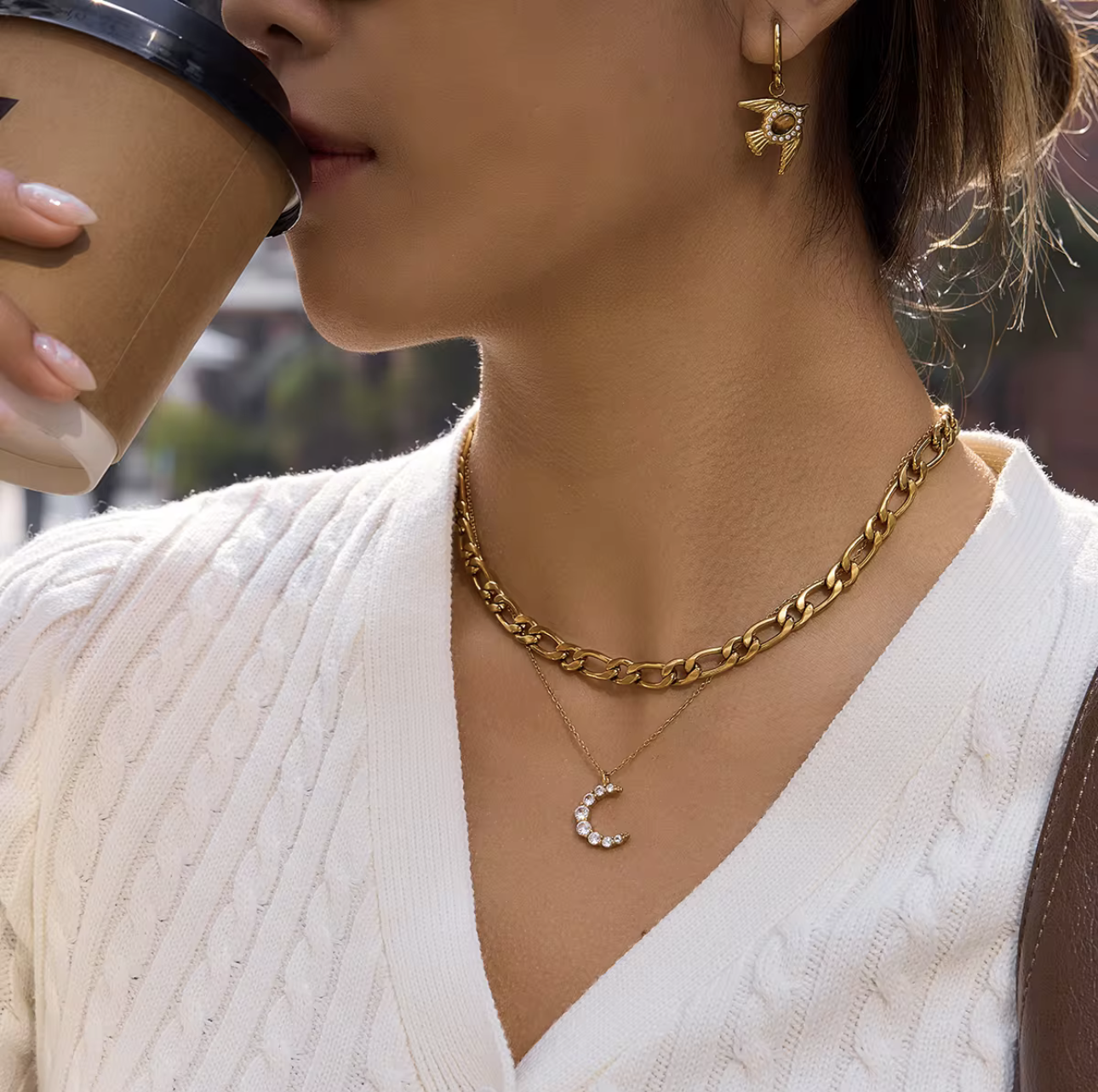 Crescent Moon Necklace