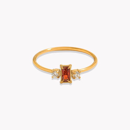 Dainty Ruby Ring