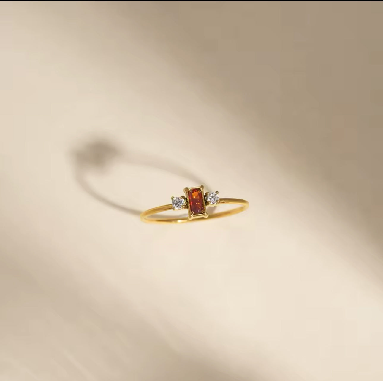 Dainty Ruby Ring