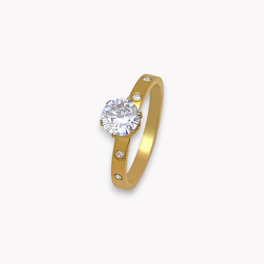 Solitaire Love Ring