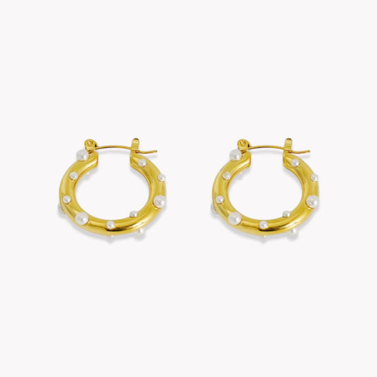 Pia Hooped Earrings