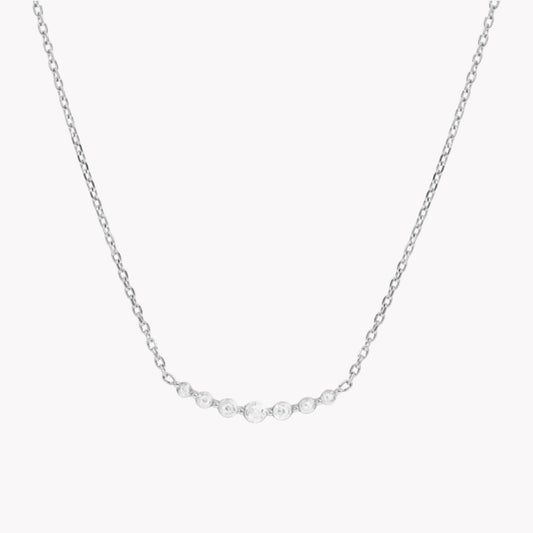 Silver Dainty Dotty Necklace