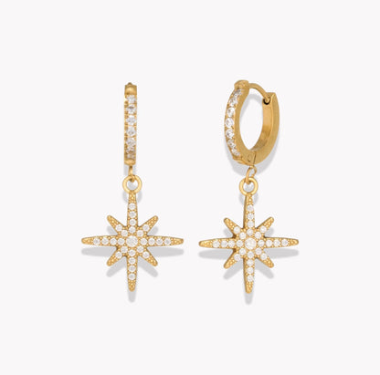 Twinkle Hooped Earrings