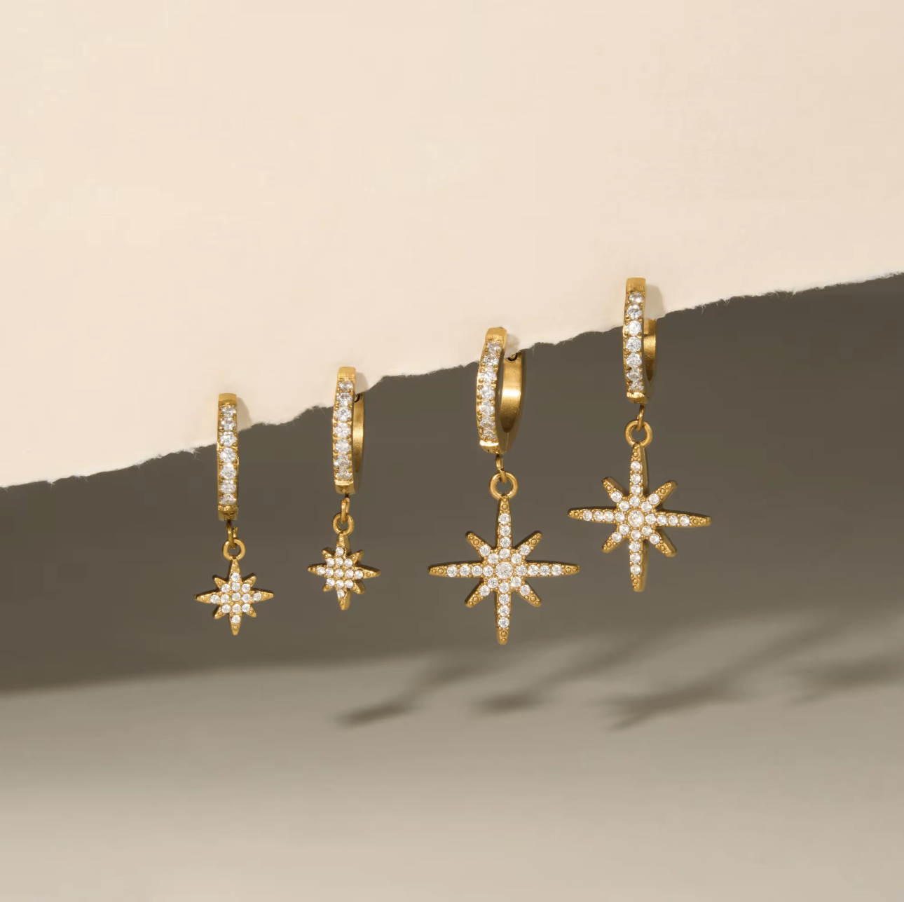 Twinkle Hooped Earrings
