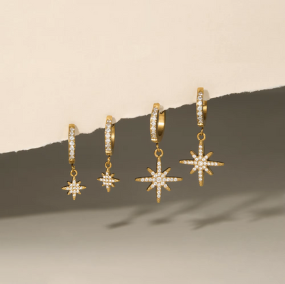 Twinkle Hooped Earrings
