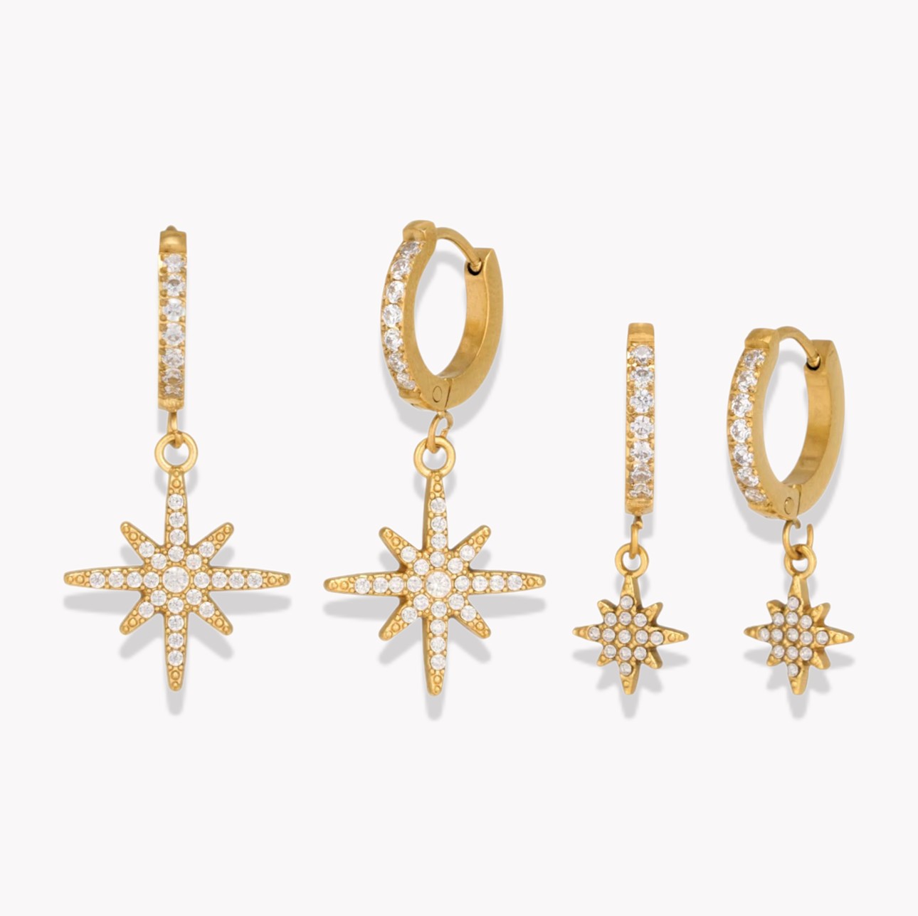 Twinkle Hooped Earrings